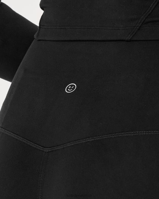 Bottoms Hollister Women Gilly Hicks Active Recharge High-Rise Shortie 3\\ 48820505 Black